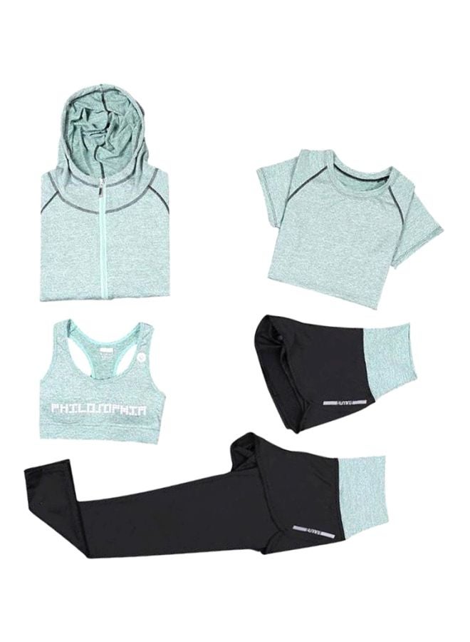 Lucky 5-Piece Sportwear Set Green/Black  - Image 1