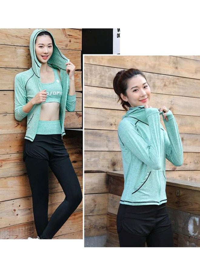 Lucky 5-Piece Sportwear Set Green/Black  - Image 2