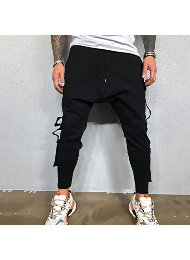Pack Of 12 Multi-Pocket Detail Cargo Pants Ink Black - Image 2