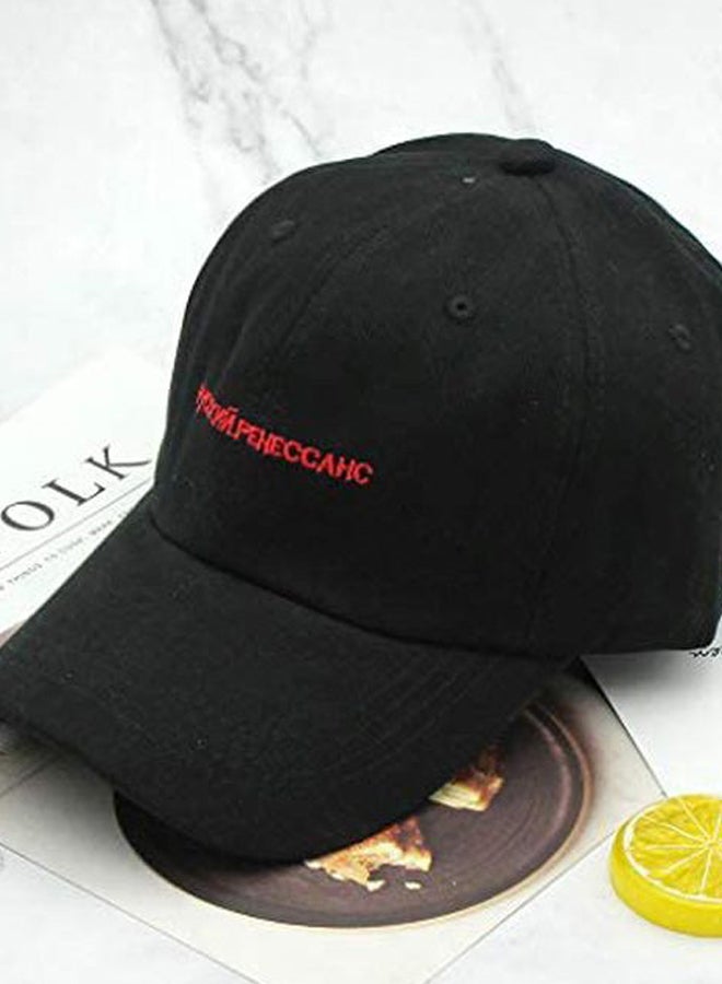 Pack Of 10 Embroidered Baseball Cap Black/Red - Image 2