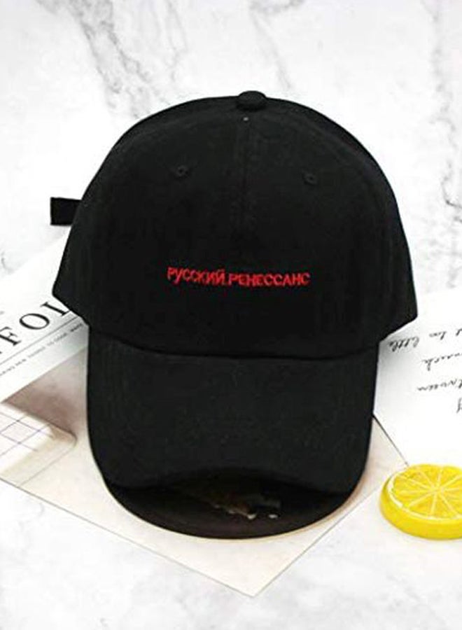 Pack Of 10 Embroidered Baseball Cap Black/Red - Image 3