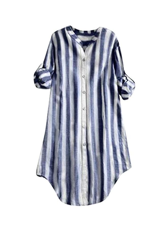 Striped Tunic Blue/White - Image 1