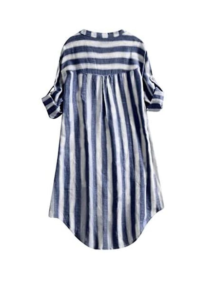 Striped Tunic Blue/White - Image 2