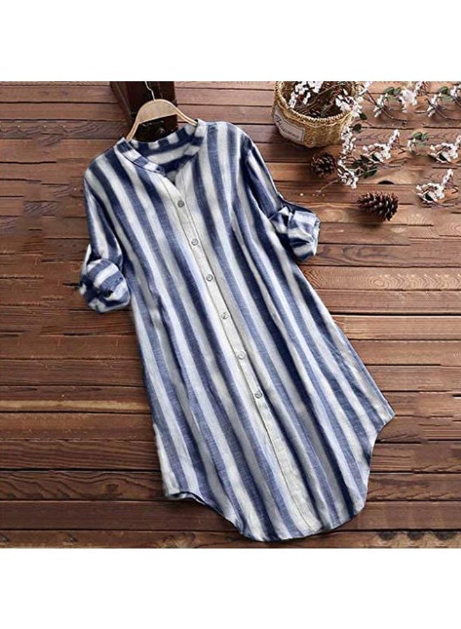 Striped Tunic Blue/White - Image 3