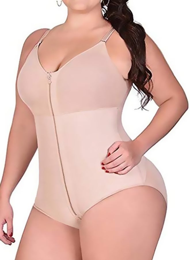 Solid Full Body Shapewear Beige - Image 2