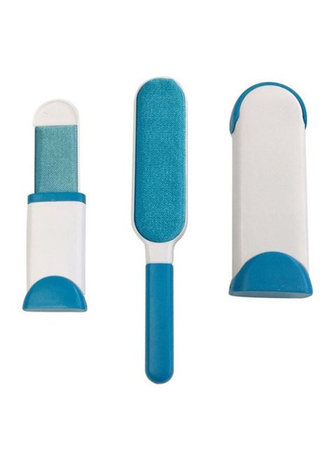 Multifunction Pet Fur And Lint Remover Device Blue/White