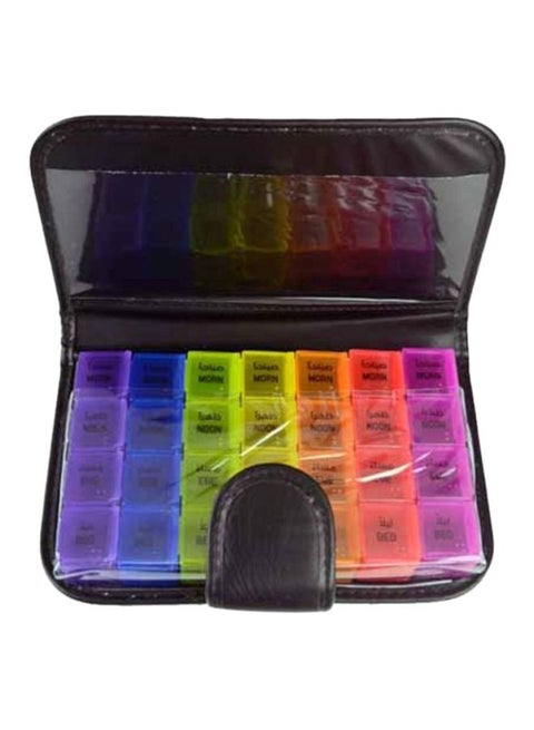 7-Piece Pill Box Set Multicolour Medium