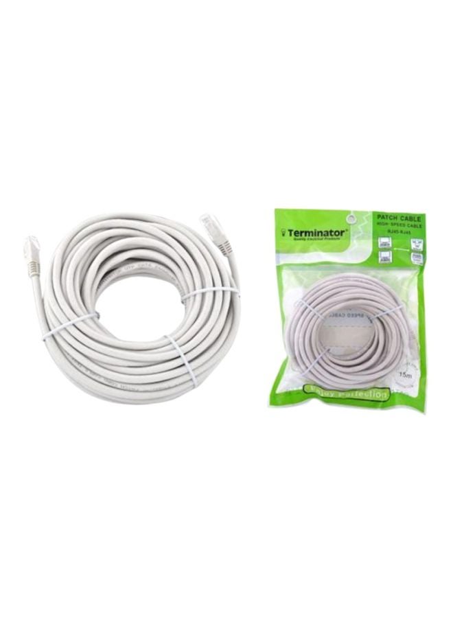 Terminator High Speed Patch Cable White 20meter - Image 1