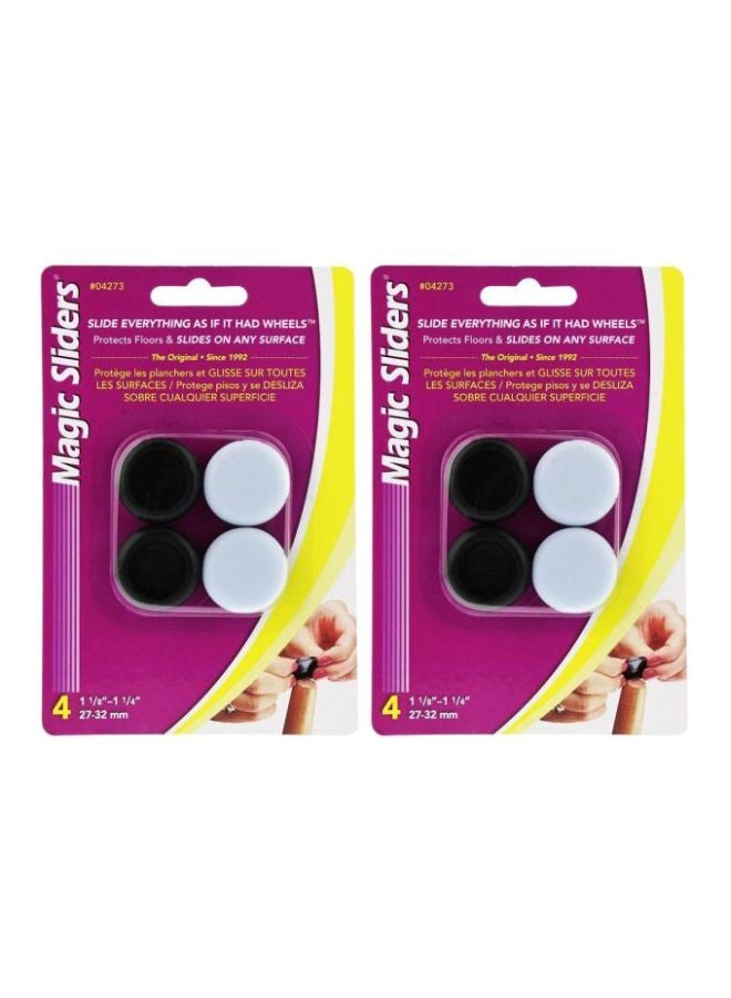 Magic - 4-Piece Sliding Disc Set Grey 4inch - Image 1