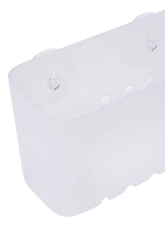 TATAY Suction Cup Storage Basket Tray White - Image 3