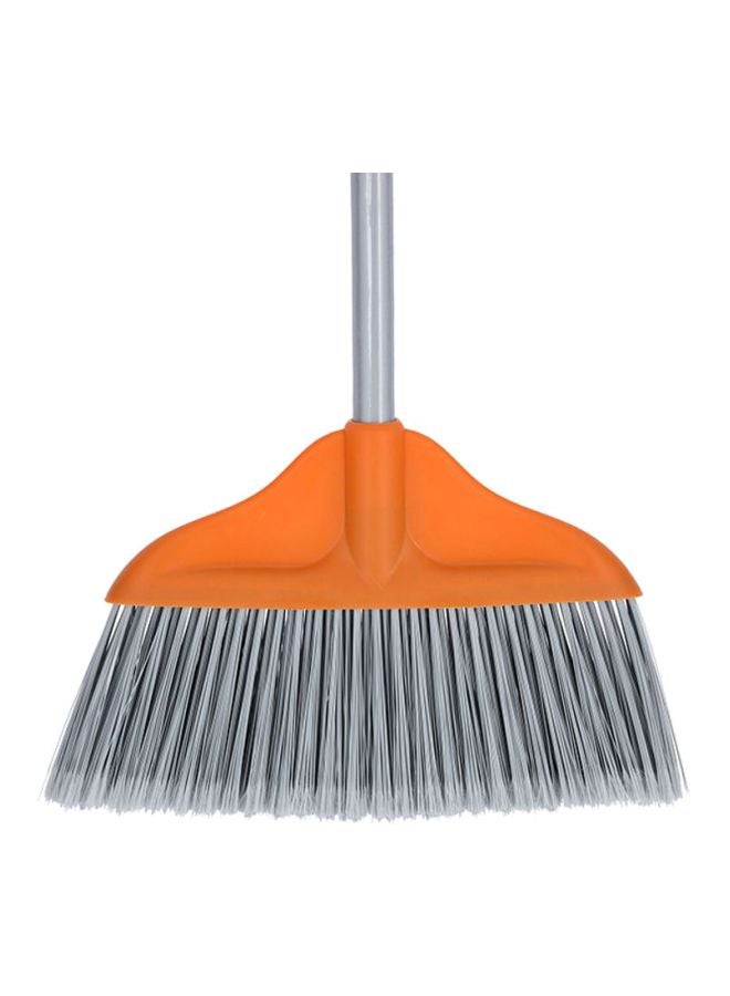 DELCASA Wooden Handle Broom Grey/Orange  - Image 4
