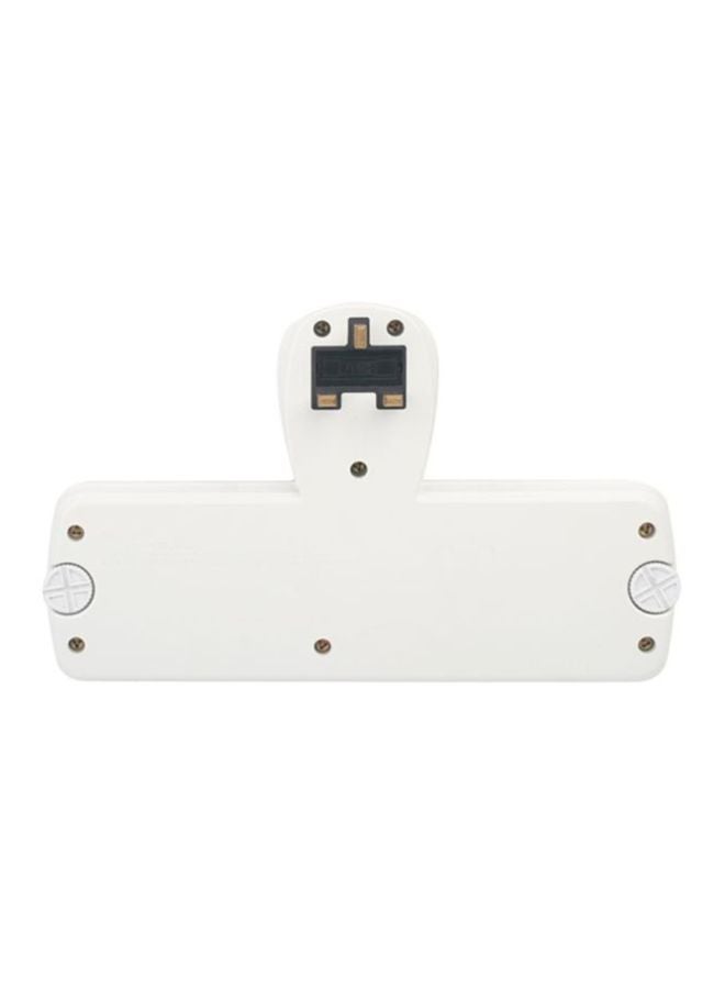 Terminator - 4-Way Universal Multi Adaptor T-Type Socket White/Green - Image 1
