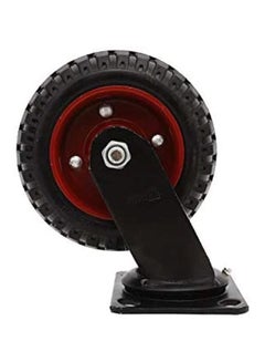 Heavy Weight Caster Wheel Black/Red 8inch - v1605611144/N19650958A_3