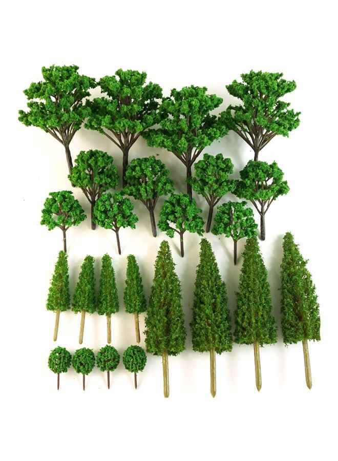 24-Piece Mini Mixed Model Tree Set  - Image 1