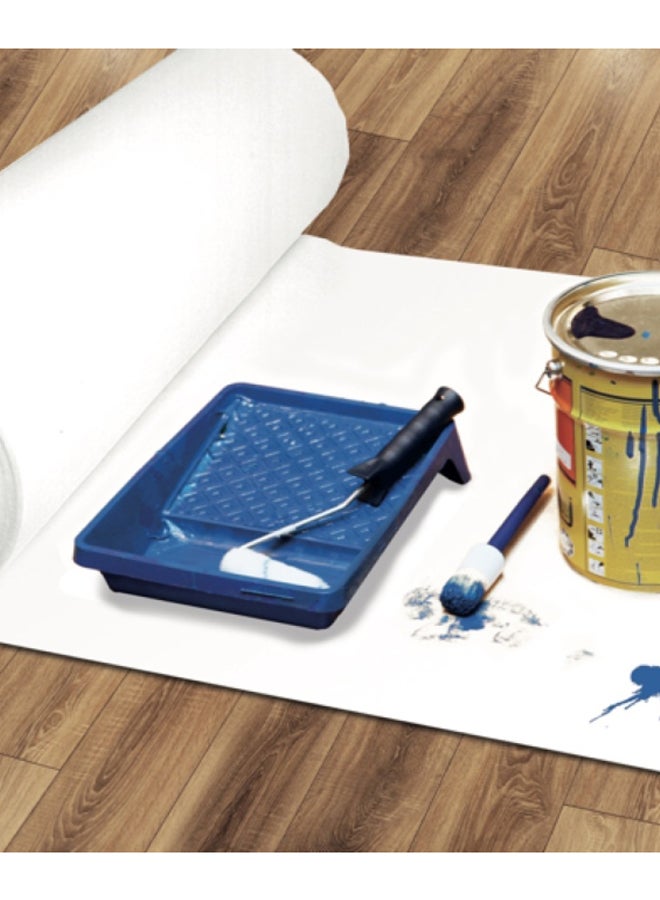 Generic - Absorbent Temporary Floor Cover Paint Protection Sheet White 25meter - Image 1