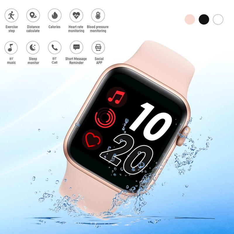 Generic - T500 Series Intelligent Watch Pink - Image 1