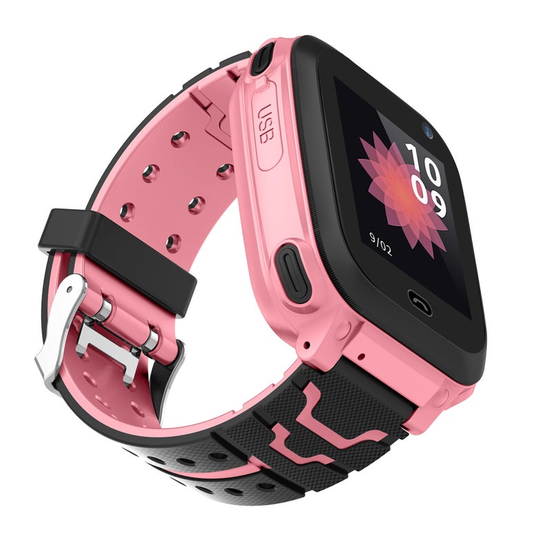 Kids Intelligent Phone Watch With SIM Card Slot Pink - Image 2