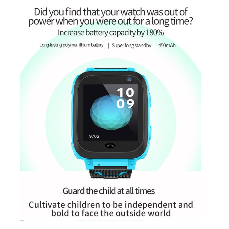 Kids Intelligent Phone Watch With SIM Card Slot Pink - Image 3