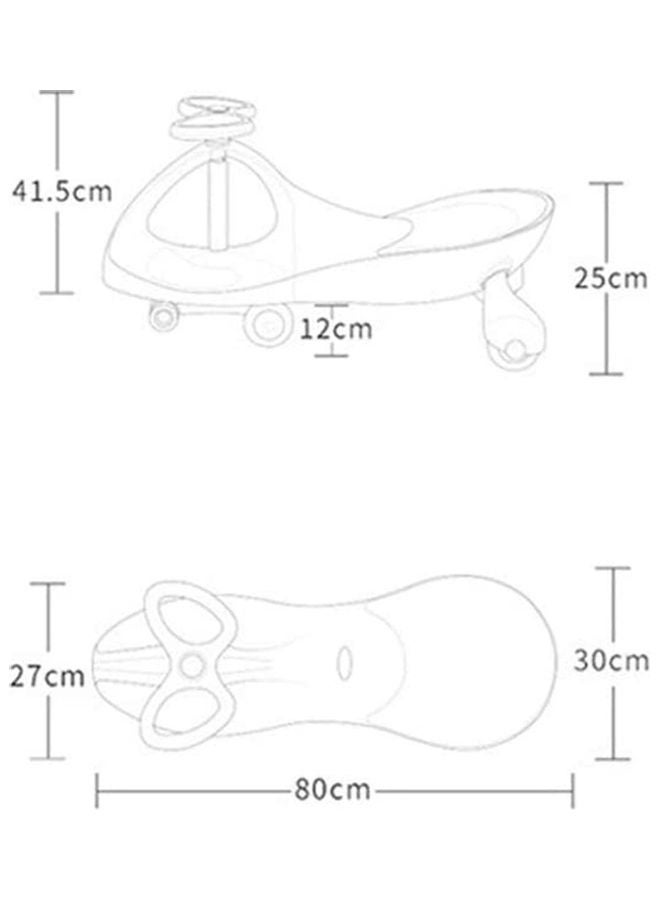 Cool Baby Children's Twist Baby Swing Car 81 x 41.5 x 30cm - Image 4