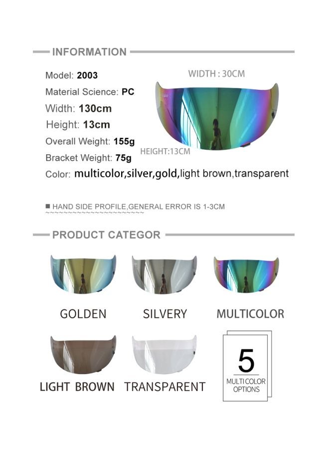 Anti-UV Motorcycle Helmet Lens For Moto Helmet  CS-15/TR-1/FG-15/HS-11/FS-15/FS-11