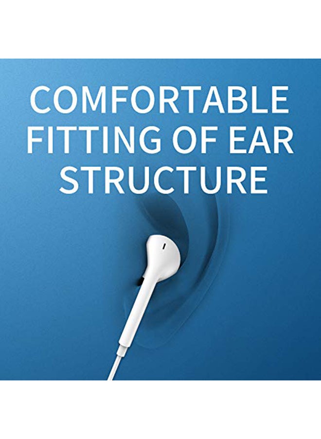 JOYROOM Ben Series Wired Earphones White  - Image 2