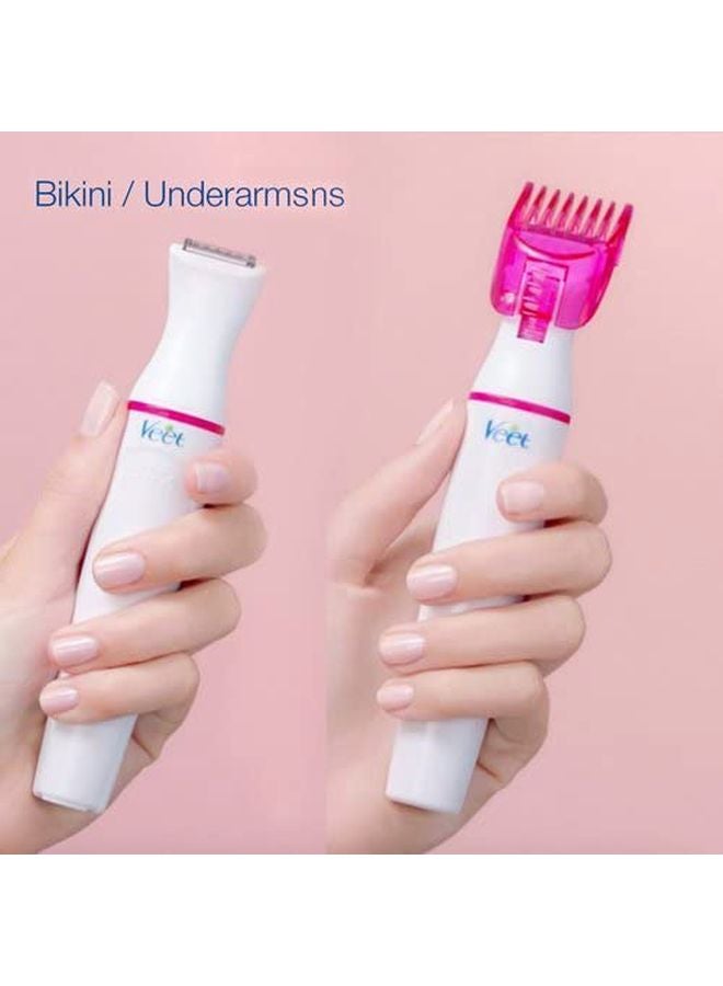 Veet - Sensitive Touch Beauty Trimmer White/Pink - Image 1
