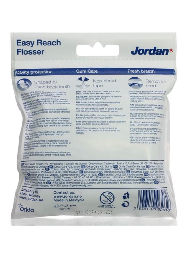 Jordan - 25-Piece Easy Reach Flosser Set Green - Image 1