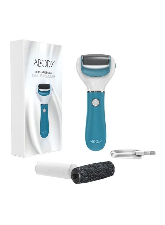Abody Rechargeable Electric Callus Remover Blue/White - Image 2