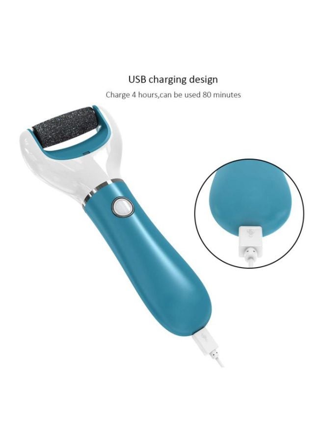Abody Rechargeable Electric Callus Remover Blue/White - Image 3