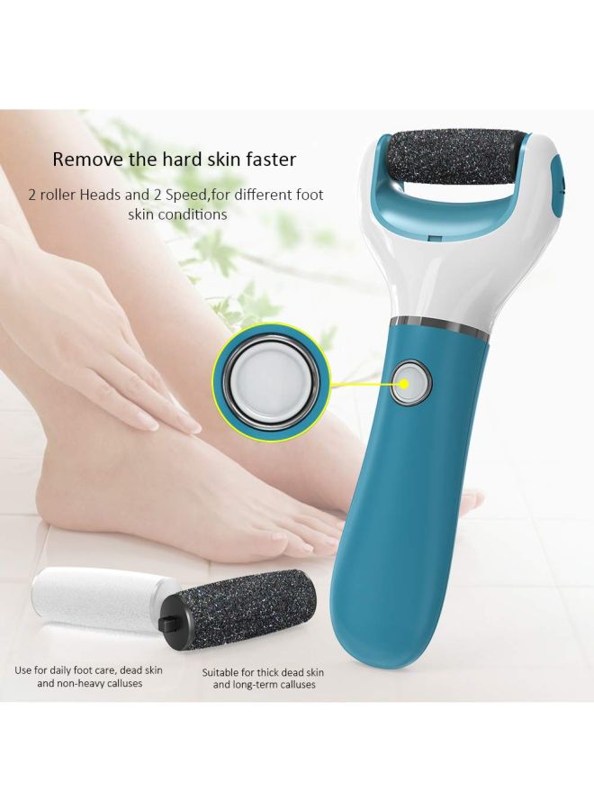 Abody Rechargeable Electric Callus Remover Blue/White - Image 4