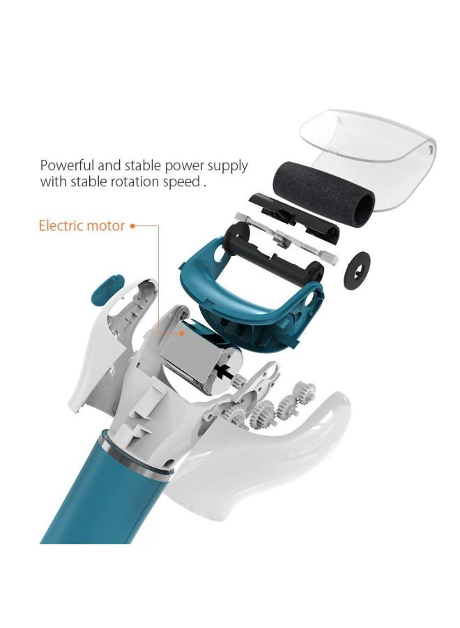 Abody Rechargeable Electric Callus Remover Blue/White - Image 5