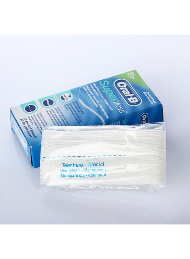 Oral-B 50-Piece Super Floss - Mint  - Image 3