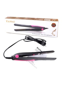 Kemei Electric Hair Straightener Black/Pink 372grams  - Image 5