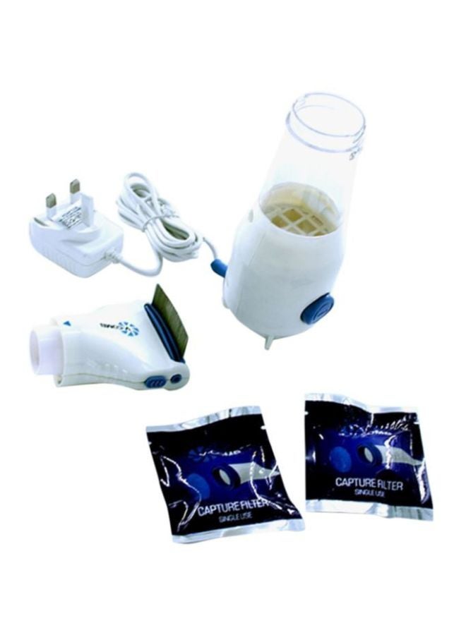 V-Comb Anti AllergIC Lice Treatment Electric Comb White And Blue  - Image 2