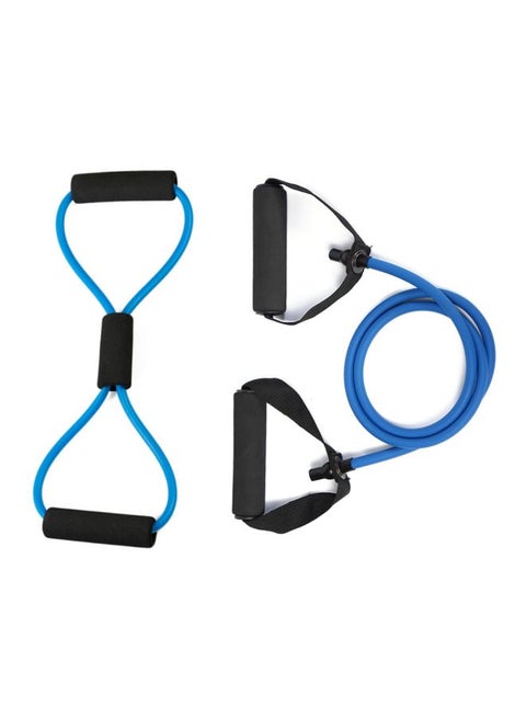 2-Piece 8-Shaped Resistance Band Set 1.7meter