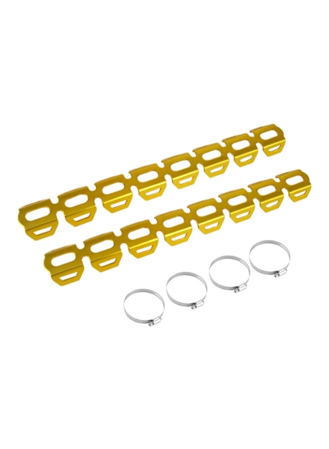 Generic Pair Of Exhaust Pipes Heat Shield With Tightening Hoop  - Image 1