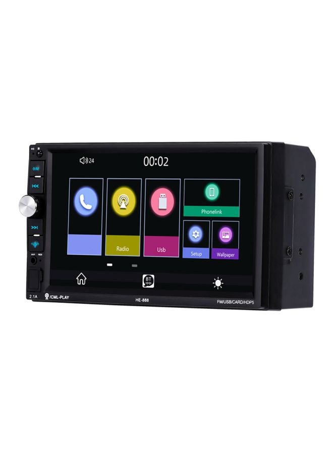 مشغل MP5 ستيريو يعمل بتقنية البلوتوث ومزود بشاشة سعوية - Image 1