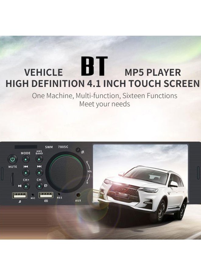 مشغل MP5 للسيارة عالي الوضوح بشاشة كبيرة يعمل بالبلوتوث مقاس 4.1 بوصة - Image 4