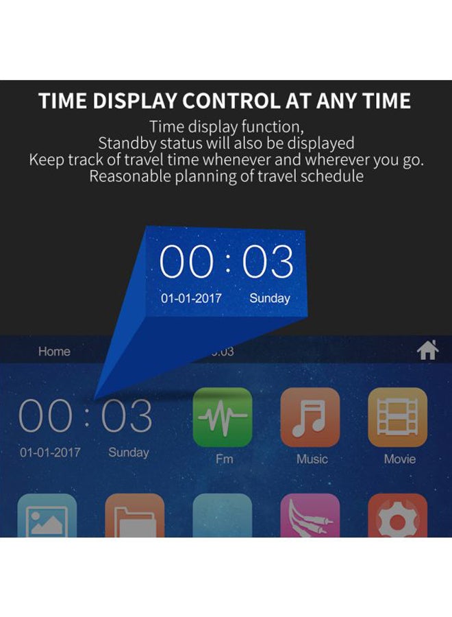 مشغل MP5 للسيارة عالي الوضوح بشاشة كبيرة يعمل بالبلوتوث مقاس 4.1 بوصة - Image 5