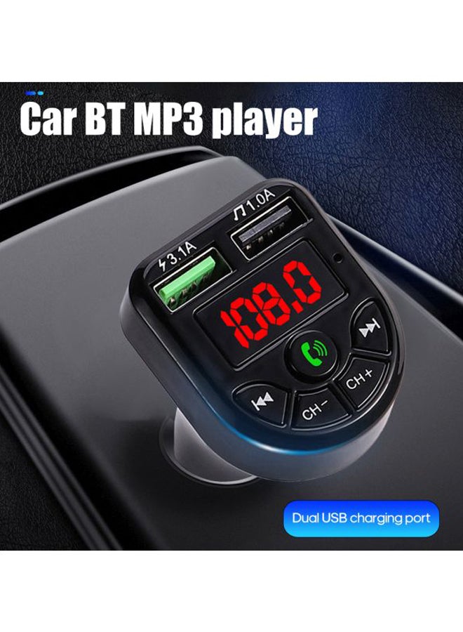 مُشغل MP3 للسيارة ويعمل بتقنية البلوتوث ومُزود بمنفذ شحن USB مزدوج - Image 3