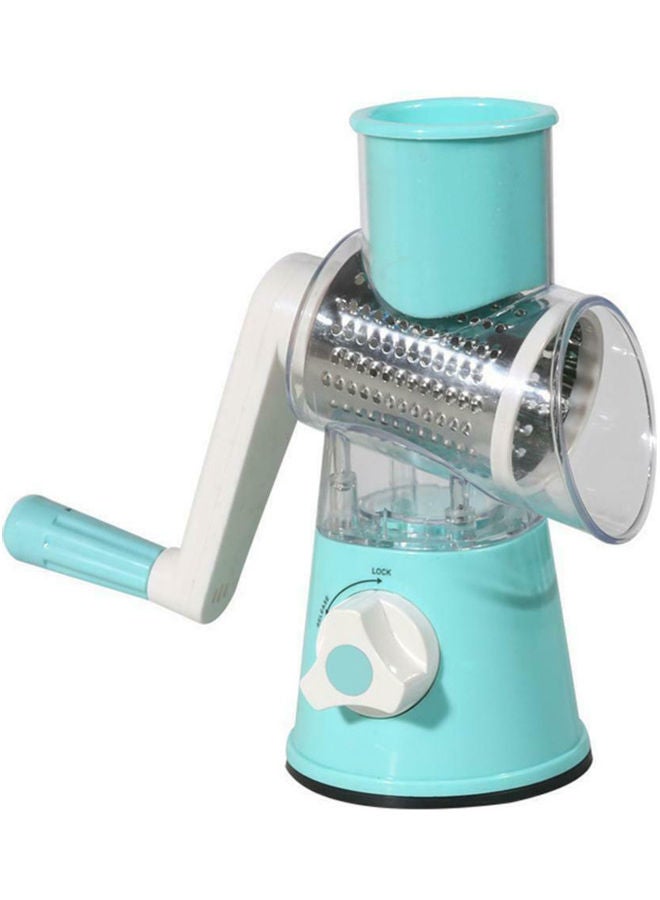 Generic - Multi-Function Drum Rotary Grater Blue/Clear/White 24.50 x 12.50 x 19cm - Image 1