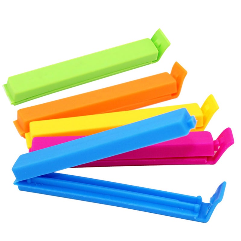Generic - 5-Piece Food Sealing Clips Bag Clips Keeping Clamp Sealer Multicolour 11.00 x 1.80cm - Image 1