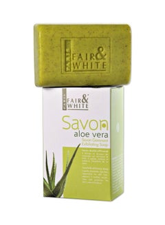 Fair and White Original Aloe Vera Exfoliating Soap Green 200grams  - Image 2