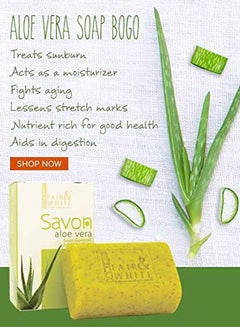 Fair and White Original Aloe Vera Exfoliating Soap Green 200grams  - Image 4