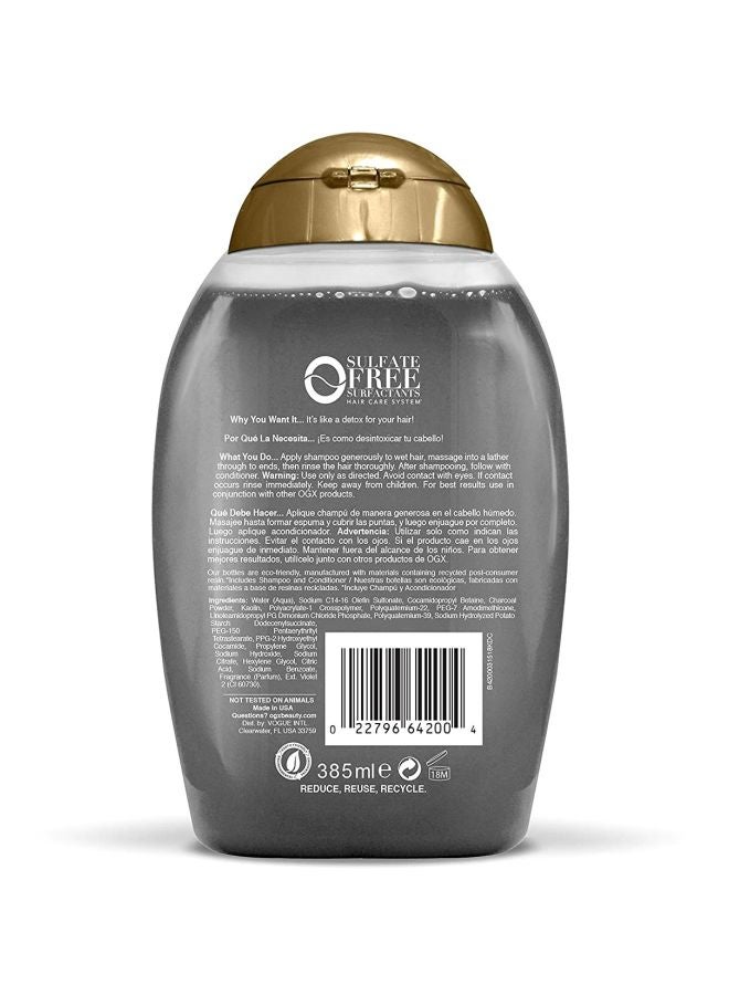 Purifying Shampoo With Charcoal Detox