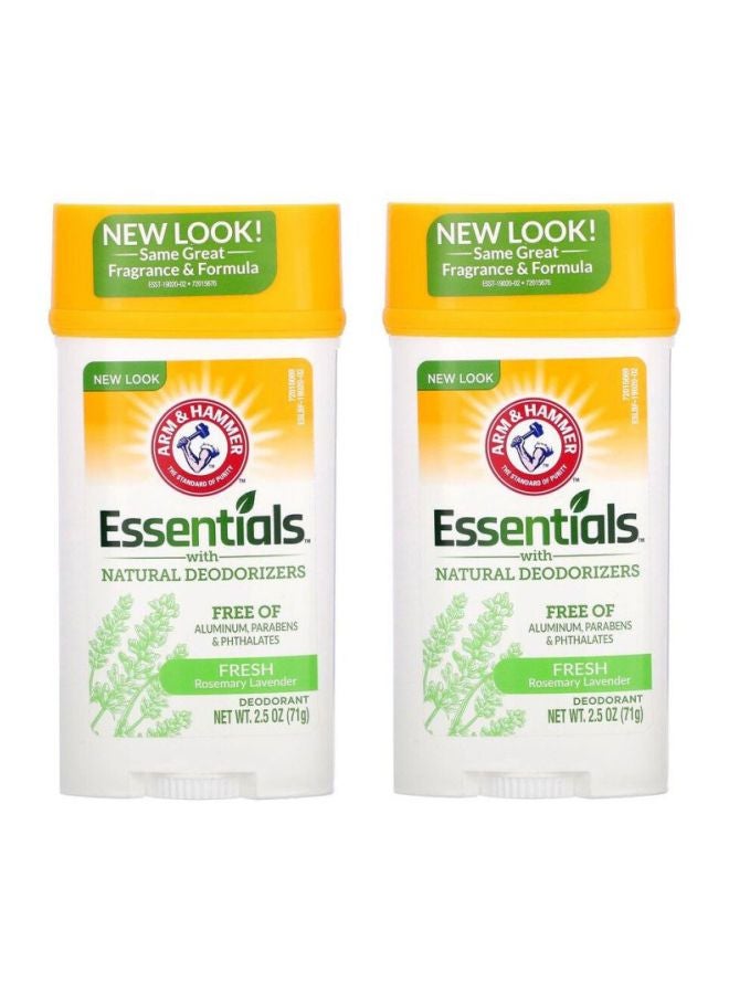 Arm & Hammer Pack Of 2 Essentials Deodorant 142grams - Image 1