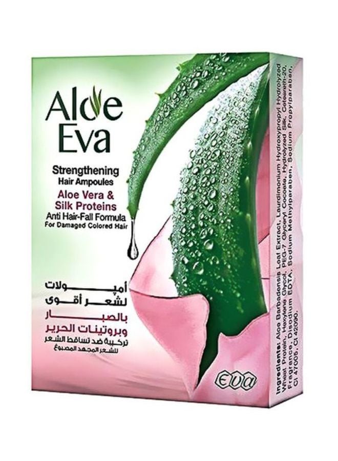 Aloe Eva 4-Piece Aloe Vera And Silk Proteins Hair Ampoules - Image 3