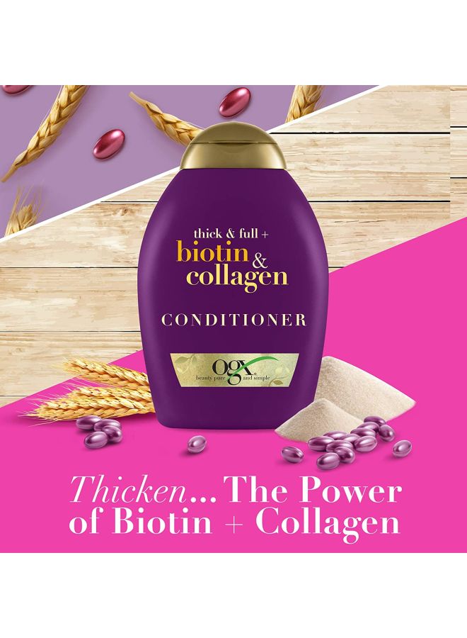 Ogx - Thick And Full Plus Biotin And Collagen Conditioner 385ml - Image 1