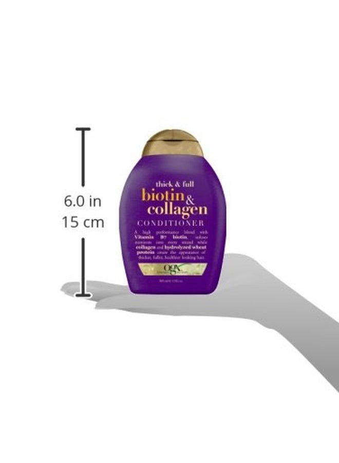 Ogx - Thick And Full Plus Biotin And Collagen Conditioner 385ml - Image 1