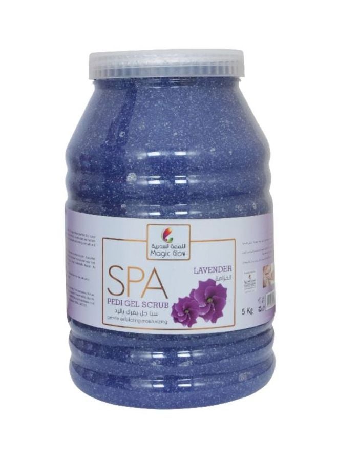 Magic Glow SPA Pedi Lavender Gel Scrub Blue 5kg